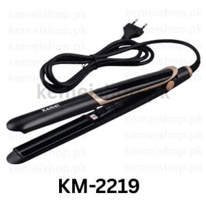 Kemei KM-2219 2-in-1 Hair Straightener and Curler